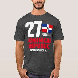 Camiseta Día del Orgullo Dominicana por la Independencia