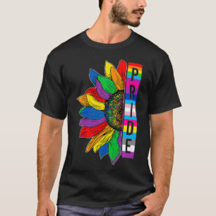Camiseta Día del Orgullo Gay Sunflower Mes de Conciencia LG