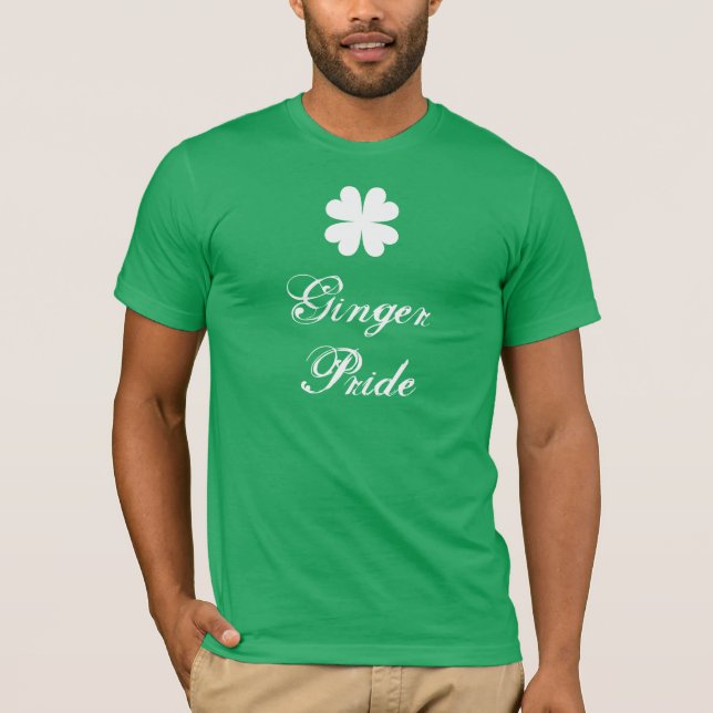 Camiseta Día del Orgullo Ginger - Día del Santo Patrón (Anverso)