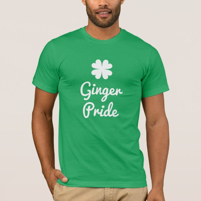 Camiseta Día del Orgullo Ginger - Día del Santo Patrón (Anverso)