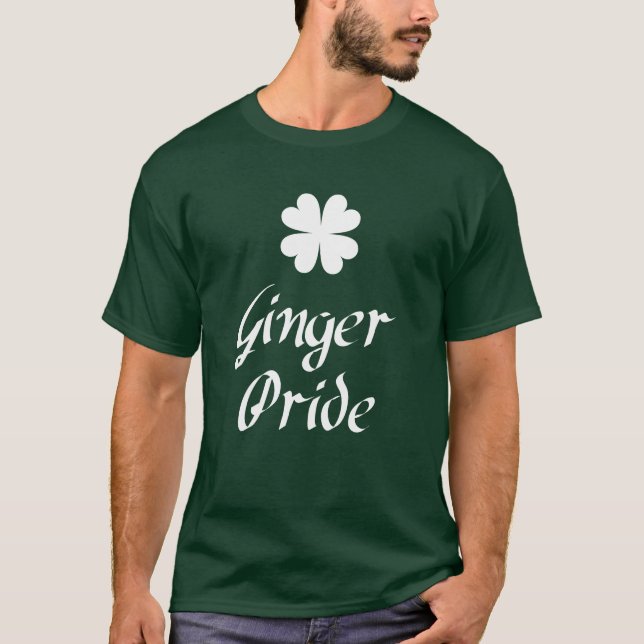Camiseta Día del Orgullo Ginger - Día del Santo Patrón (Anverso)