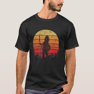 Camiseta Día del Orgullo Tribal Nativo Americano Indio Homb