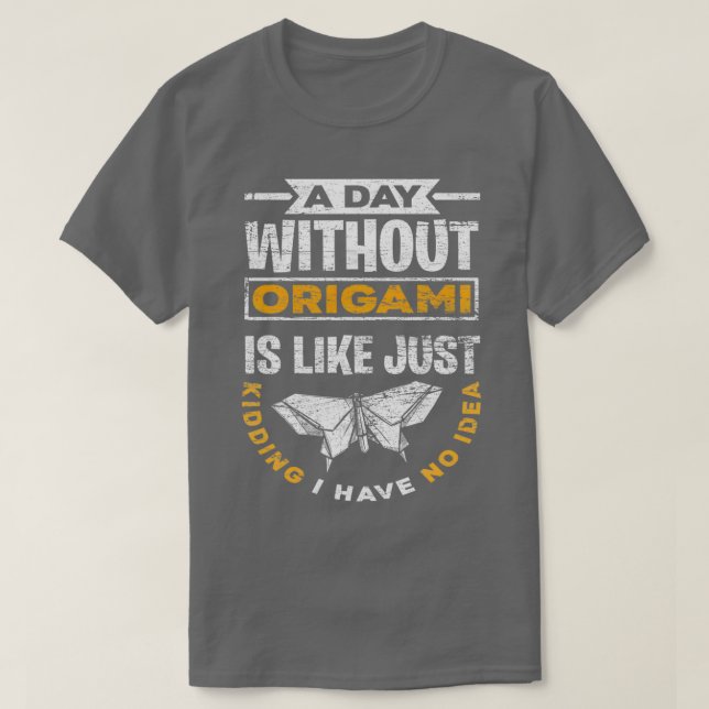 Camiseta Día del Origami (Diseño del anverso)