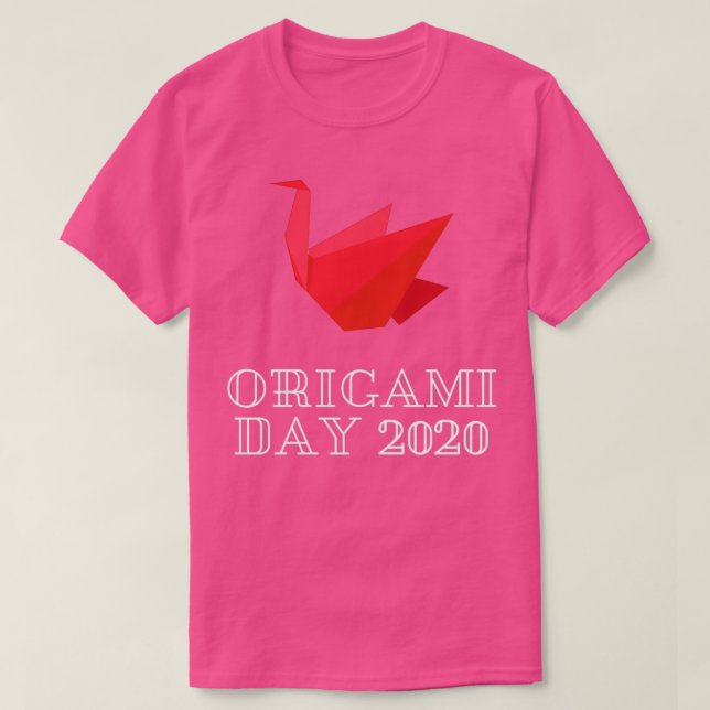 Camiseta Día del Origami 2020 (Diseño del anverso)