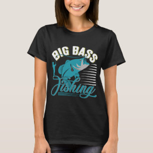 Camiseta Día del Padre Big Bass Pescador Rod