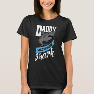 Camiseta Día del Padre Biólogo Megalodon Shark Dad