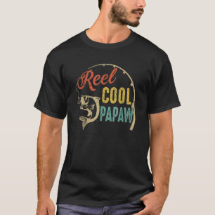 Camiseta Día del Padre Carrete de Pesca Antiguo Papá Genial