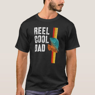 Camiseta Día del Padre Carrete de Pesca Papá Genial Chiste
