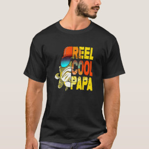 Camiseta Día del Padre Carrete de Pescar Papa Genial