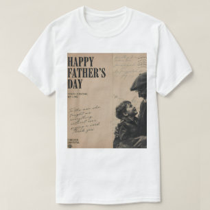 Camiseta Día del Padre Carta Vintage y Abuelo Port