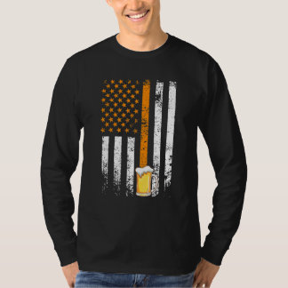 Camiseta Día del Padre Cerveza Usa Hombres Bebedor de Cerve