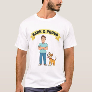 Camiseta Día del Padre con coraje y orgullo
