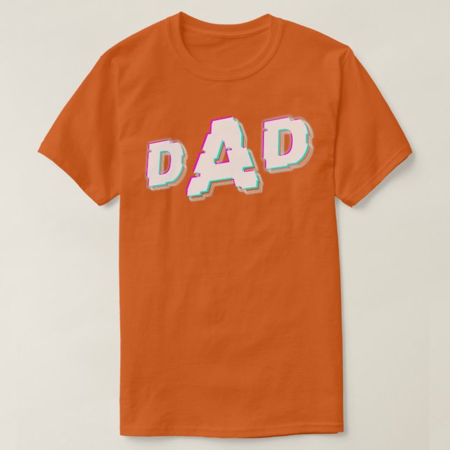 Camiseta Día del padre DAD falla en el fondo (Diseño del anverso)