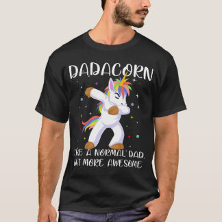 Camiseta día del padre de dada unicorn