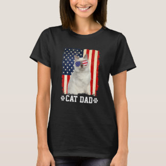 Camiseta Día Del Padre De La Bandera Estadounidense En Guay