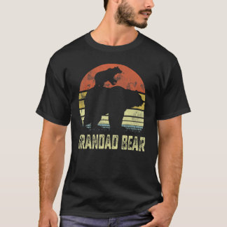 Camiseta Día del Padre de la Familia del oso de abuelo