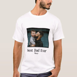 Camiseta Día del Padre de la foto del mejor Personalizado d
