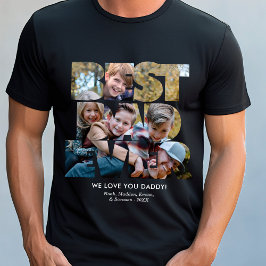 Camiseta Día del Padre de la foto del mejor Personalizado d