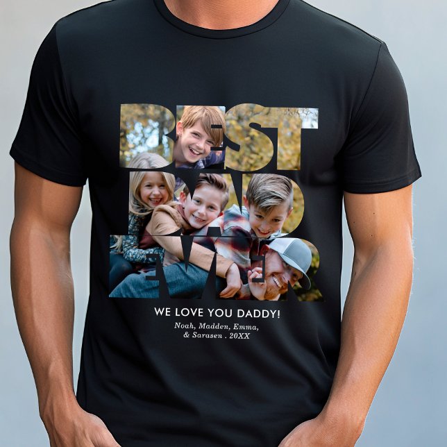 Camiseta Día del Padre de la foto del mejor Personalizado d (Subido por el creador)
