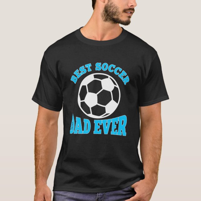 Camiseta Día del Padre de la mejor pelota de fútbol del mun (Anverso)