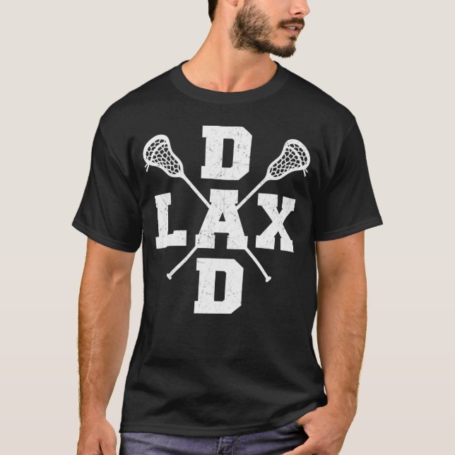 Camiseta Día del Padre de Lacrosse LAX (Anverso)