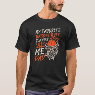Camiseta Día del Padre de los Baloncestistas Hombres Papá