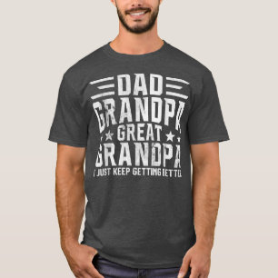 Camiseta Día del Padre de los Hombres Día del Abuelo Papá G