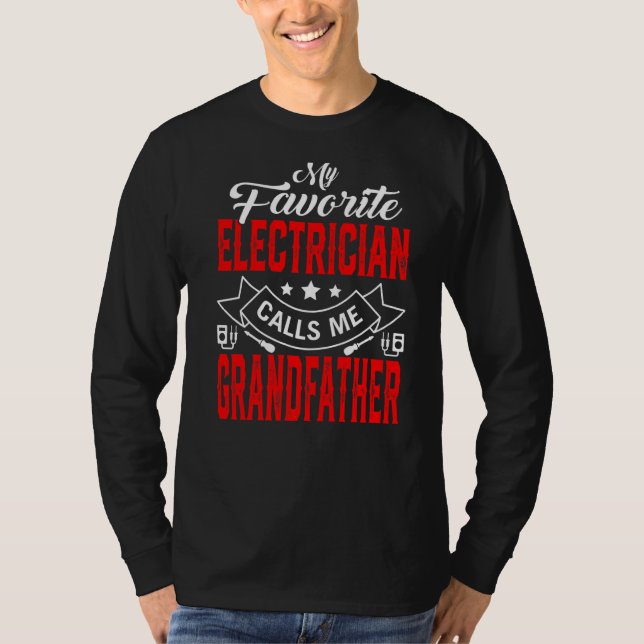 Camiseta Día del padre de los hombres me llama mi electrici (Anverso)