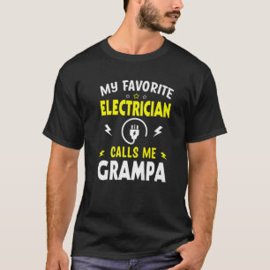 Camiseta Día del padre de los hombres me llama mi electrici