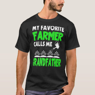 Camiseta Día del Padre de los Hombres, mi agricultor favori