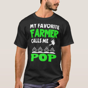 Camiseta Día del padre de los hombres, mi agricultor favori