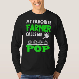 Camiseta Día del padre de los hombres, mi agricultor favori