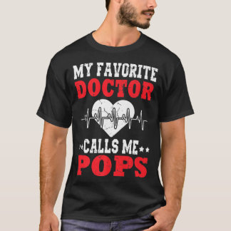 Camiseta Día del padre de los hombres mi Médica favorito me