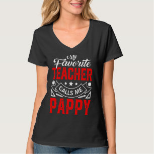 Camiseta Día del padre de los hombres, mi profesor favorito