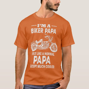 Camiseta Día del Padre de los hombres soy moto de motocicli