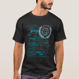 Camiseta Día Del Padre De Los Mejores Papás De Fútbol