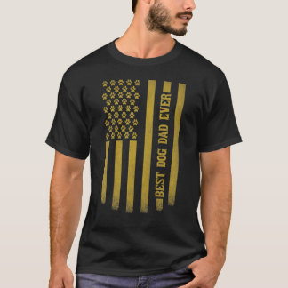 Camiseta Día del Padre de los Padres de la Bandera del Mejo