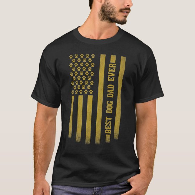 Camiseta Día del Padre de los Padres de la Bandera del Mejo (Anverso)