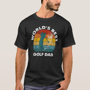 Camiseta Día del Padre de los Vintage mejores Golf del Mund