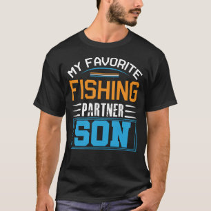 Camiseta Día del Padre de mi pareja favorita de pescadores 