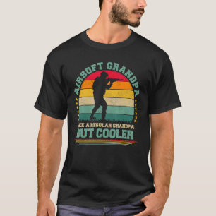 Camiseta Día del Padre del Abuelo Airsoft retro vintage mas