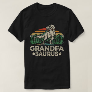 Camiseta Día del Padre del Abuelo de los Abuelos de Dinosau