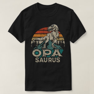 Camiseta Día del Padre del Abuelo de los Dinosaurios Oposau