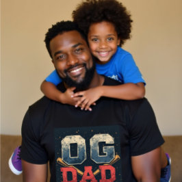 Camiseta Día del Padre del Béisbol Vintage de Papá OG Perso