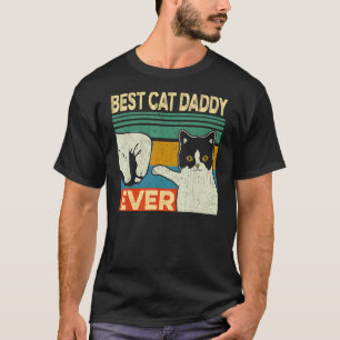 Camiseta Día del padre del gato mejor padre del gato
