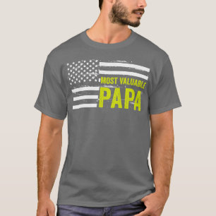 Camiseta Día del padre del papá del papá más valioso (3)