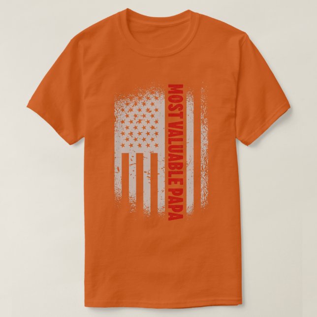 Camiseta Día del padre del papá del papá más valioso (8) (Diseño del anverso)