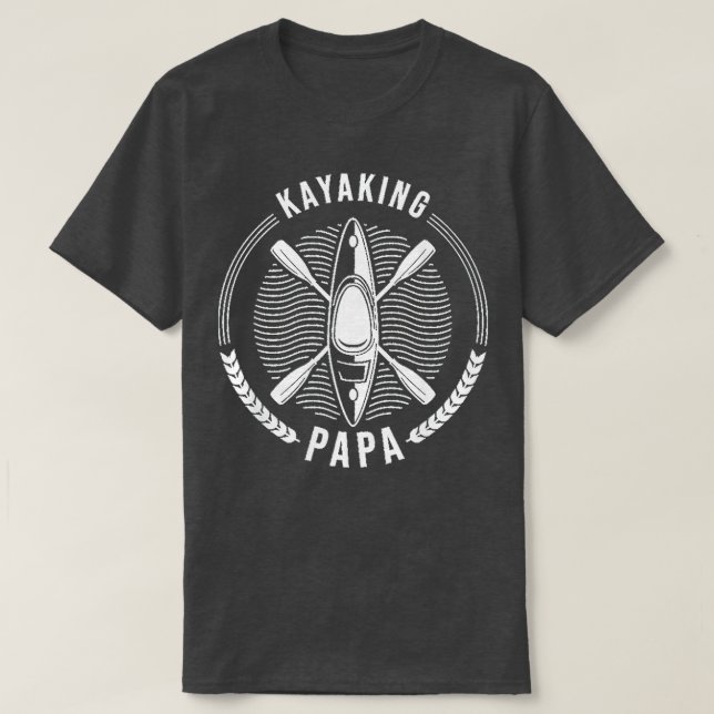 Camiseta Día del Padre del Papa Kayak (Diseño del anverso)