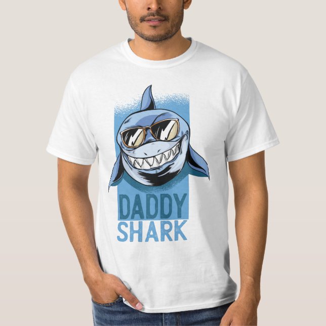 Camiseta Día del padre del tiburón (Anverso)