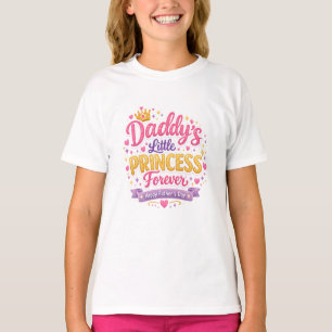 Camiseta Día del Padre Diseño de amor lindo de papá e hija